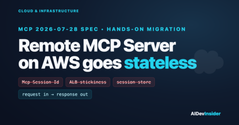 Remote MCP server on AWS goes stateless: Mcp-Session-Id, ALB stickiness and session store removed