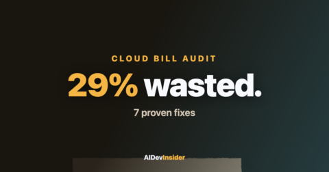 Cloud cost optimization audit showing 29 percent wasted - 7 proven fixes for painful AWS bills
