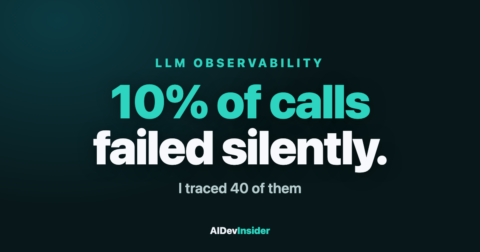 LLM observability: 10% of traced calls failed silently